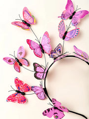 Fashion Hairband Headpieces Headdress Hair Ornaments Wedding Headwear Bride Ladies Wedding Butterfly Headband Hair Accessories