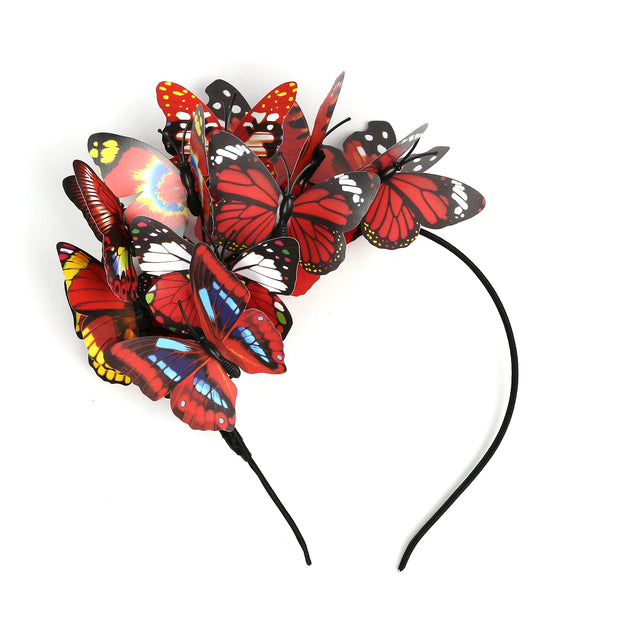 Fashion Hairband Headpieces Headdress Hair Ornaments Wedding Headwear Bride Ladies Wedding Butterfly Headband Hair Accessories