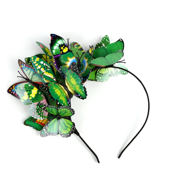 Fashion Hairband Headpieces Headdress Hair Ornaments Wedding Headwear Bride Ladies Wedding Butterfly Headband Hair Accessories