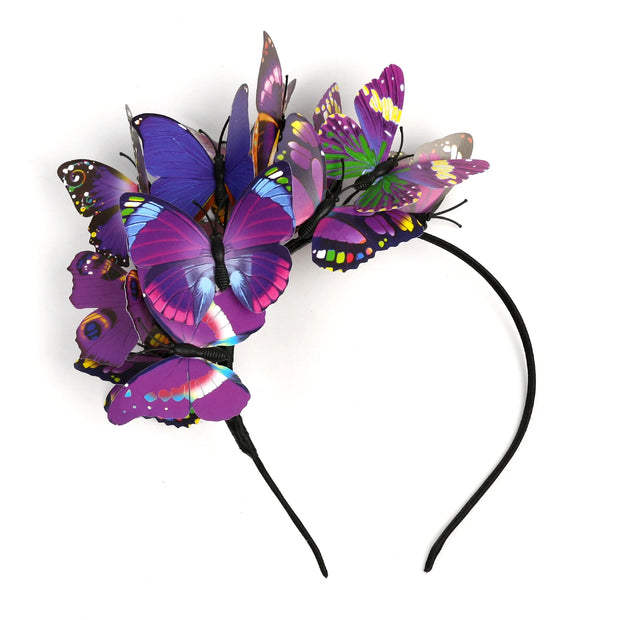 Fashion Hairband Headpieces Headdress Hair Ornaments Wedding Headwear Bride Ladies Wedding Butterfly Headband Hair Accessories
