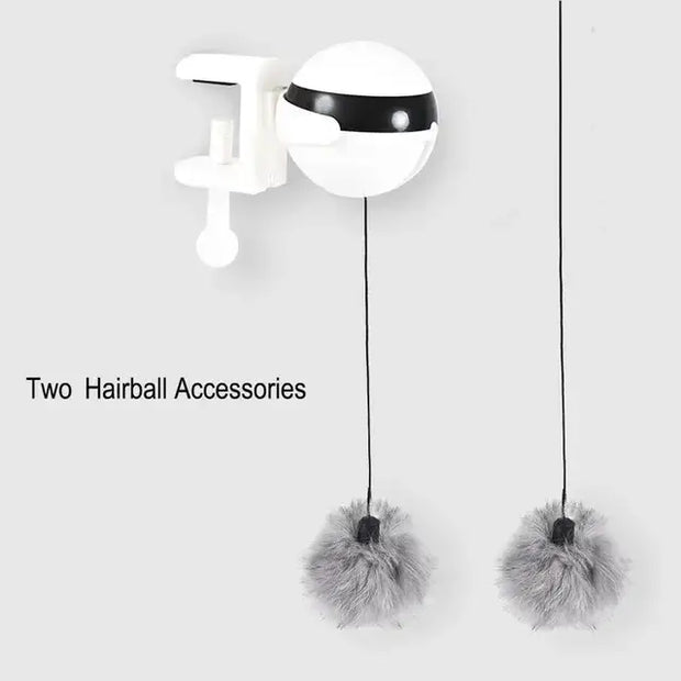Funny Electric Cat Toy Lifting Ball Cats Teaser Toy Electric Flutter Rotating Cat Toys Electronic Motion Pet Toys Interactive