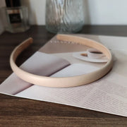Fashion PU Solid Good Bezel Headwear Women Headband Girls Vintage Hair Bands Hairband Hoop for Holiday Party Hair Accessories
