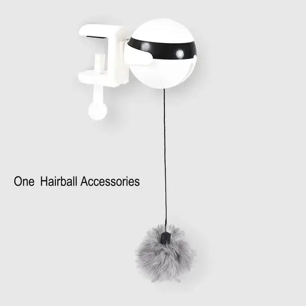 Funny Electric Cat Toy Lifting Ball Cats Teaser Toy Electric Flutter Rotating Cat Toys Electronic Motion Pet Toys Interactive