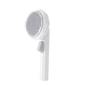 Pumpkin Self Cleaning Slicker Comb for Dog Cat Puppy Rabbit, Grooming Brush Tool Gently Removes Loose Undercoat Tangled Hair