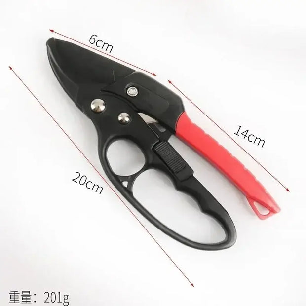 Gardening Labor-saving Pruning Shears Segmented Hand Guard Fruit Tree Thick Branch Repair Scissors Garden Professional Tools