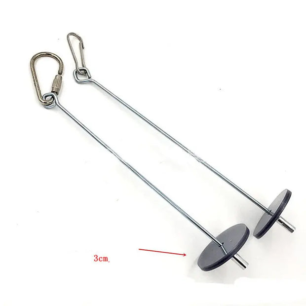Pet Parrots Birds Food Holder Support Stainless Steel Fruits Spear Stick Meat Fruit Vegetable Skewer Tool